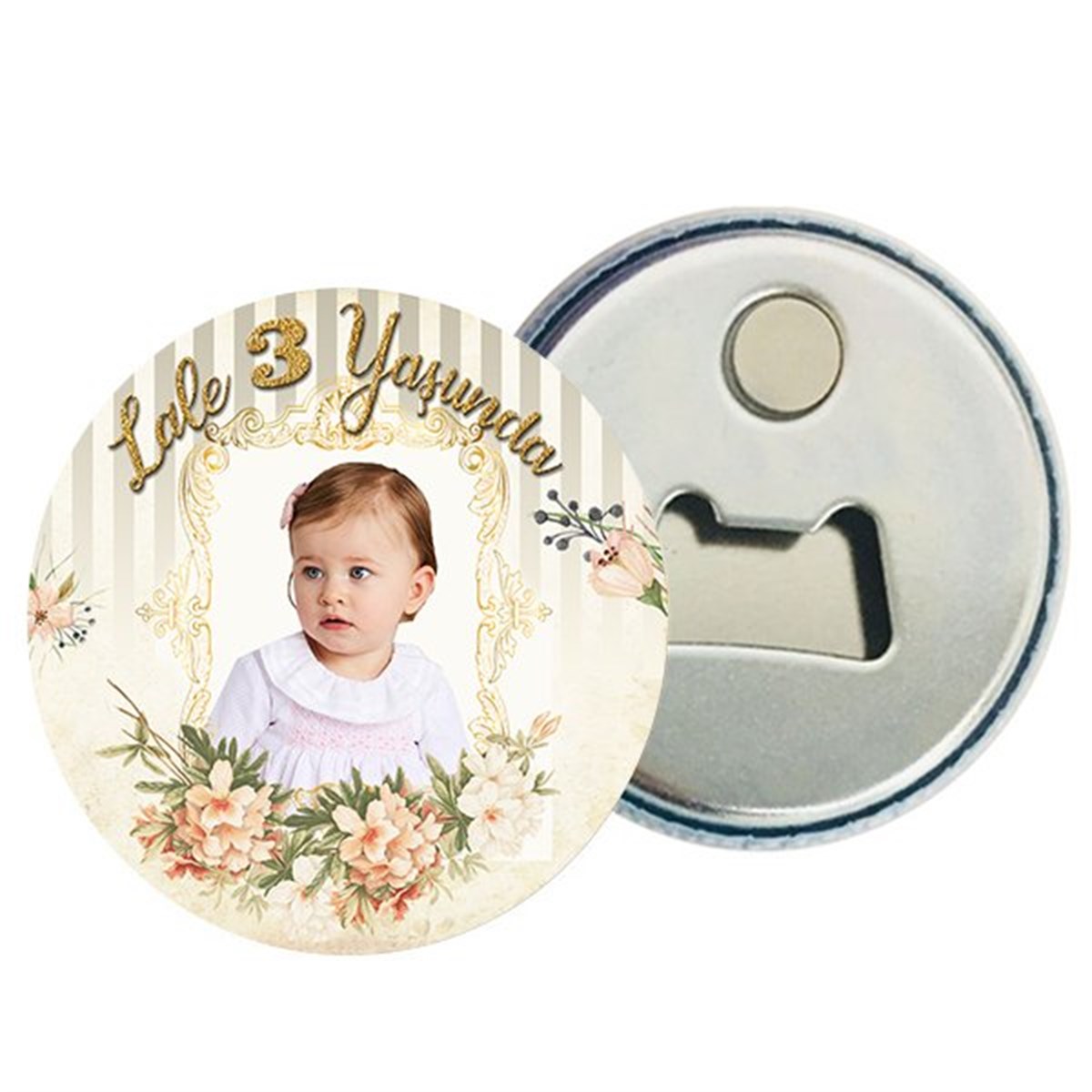 Kişiye Özel Vintage Magnet Açacak 15 Adet