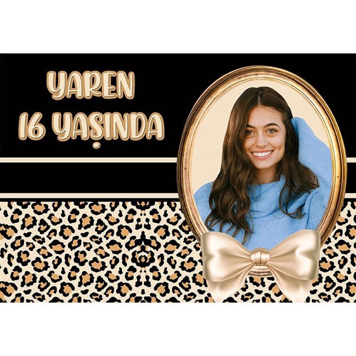 Kişyie Özel Leopar Afiş