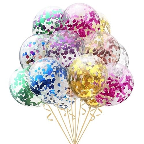 Konfetili Uçan Balon 30 Adet