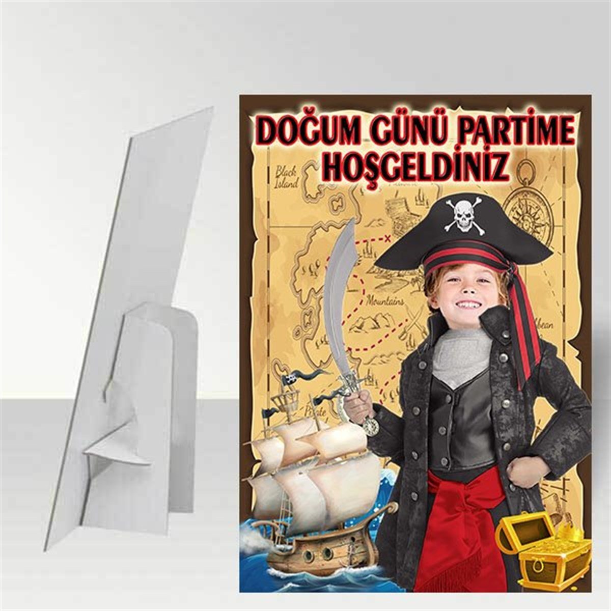 Korsan Kişiye Özel Ayaklı Pano