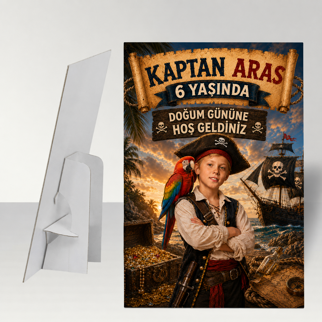 Korsan KonseptiKorsan Kişiye Özel Ayaklı Pano