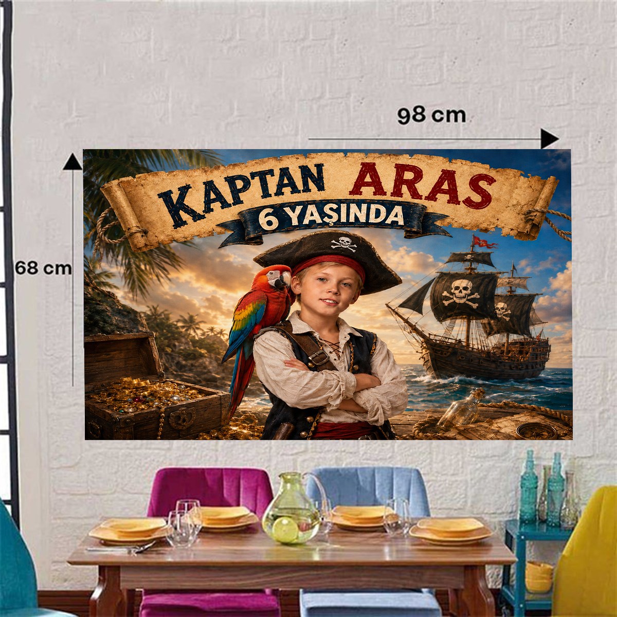 Korsan KonseptiKorsan Kişiye Özel Duvar Panosu
