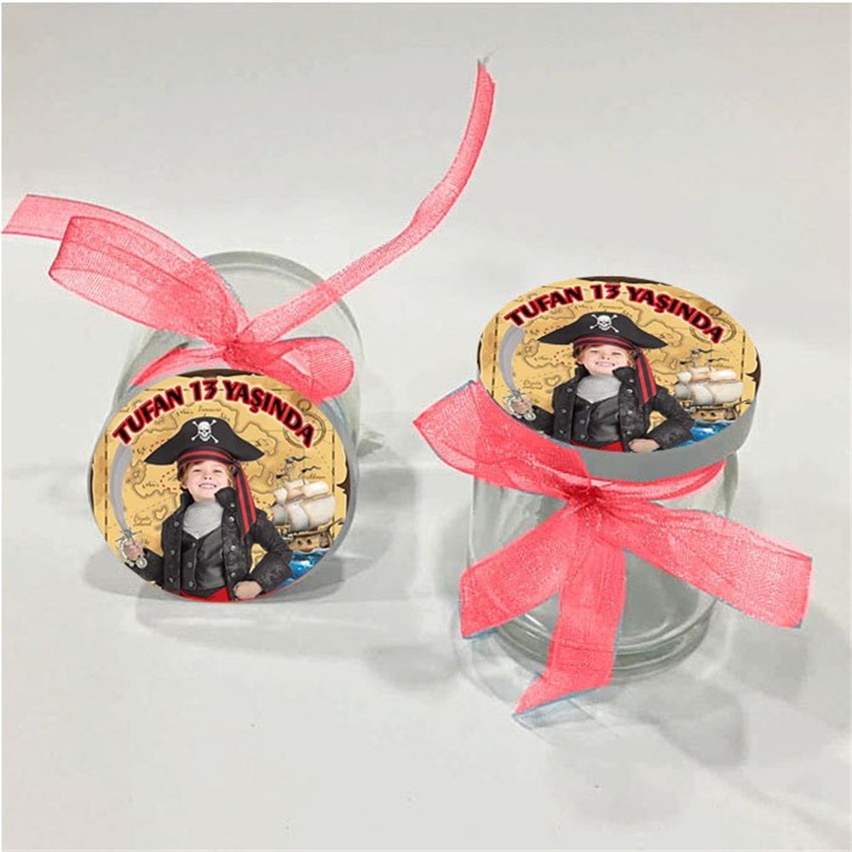 Korsan Kişiye Özel Kavanoz 10 Adet