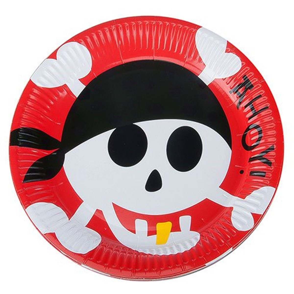 Korsan Temalı Tabak 8 Adet