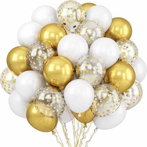 Krom Parlak Uçan Balon 20 Adet