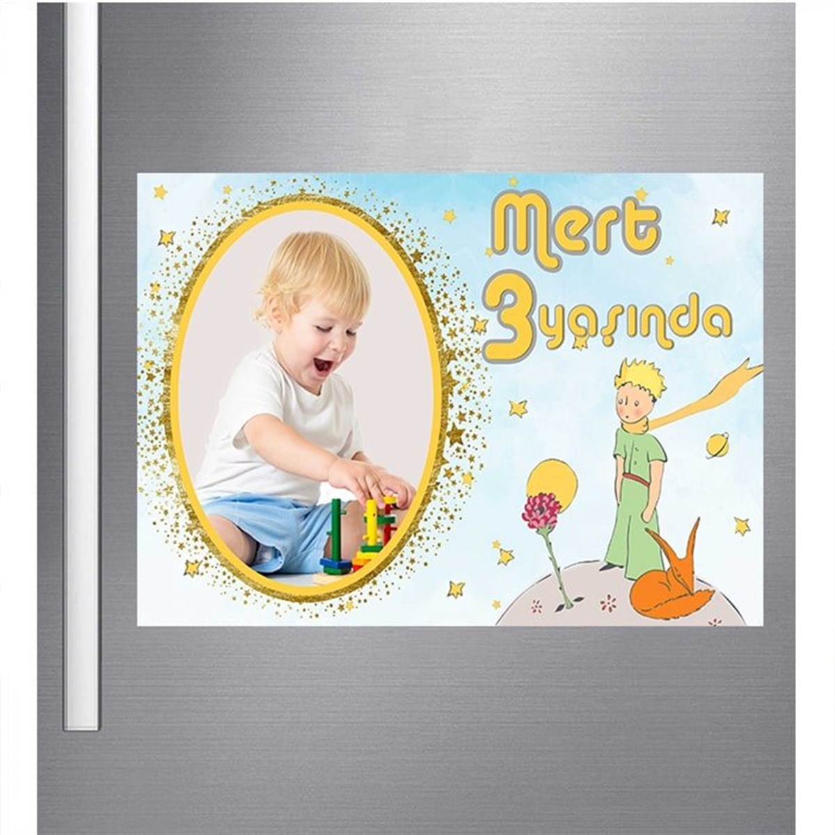 Küçük Prens Kişiye Özel Magnet 18 Adet