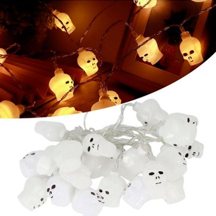 Halloween SüsleriKuru Kafa Figürlü Şerit Led Işık