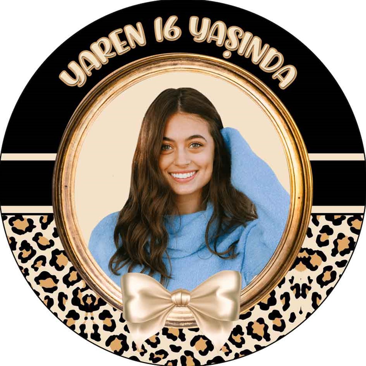 Leopar Sticker 24 Adet