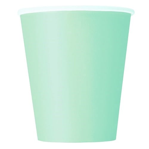 Makaron Yeşil Bardak 8 Adet