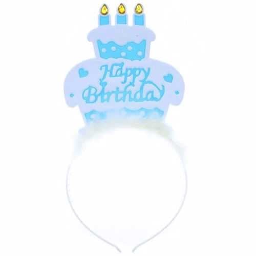 Mavi Happy Birthday Parti Tacı