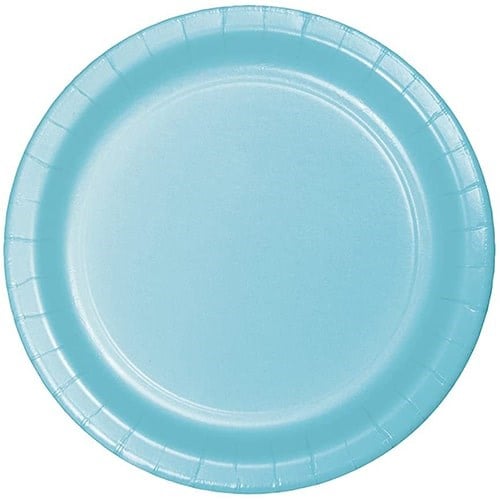 Mavi Karton Tabak  23 Cm 8 Adet