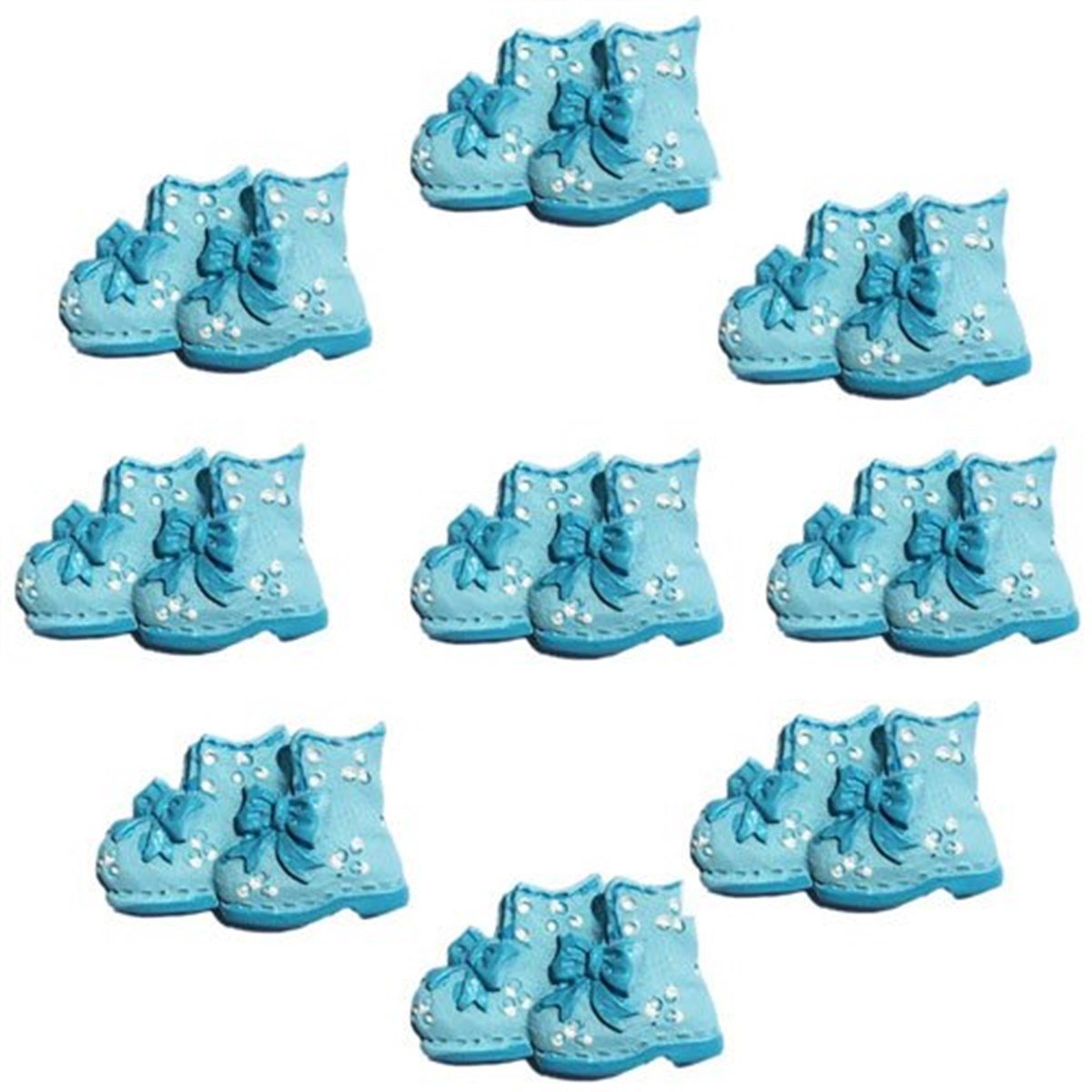 Mavi Patik Masa Süsü 10 Adet