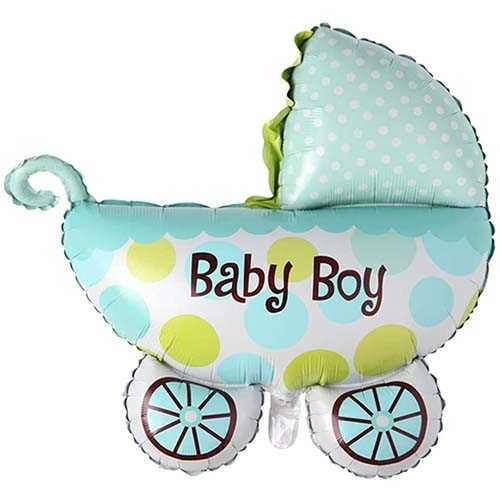 Mavi Puset Baby Boy Folyo Balon