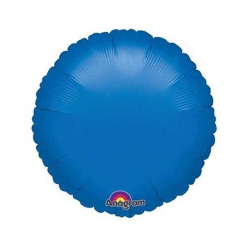 Mavi Yuvarlak Folyo Balon