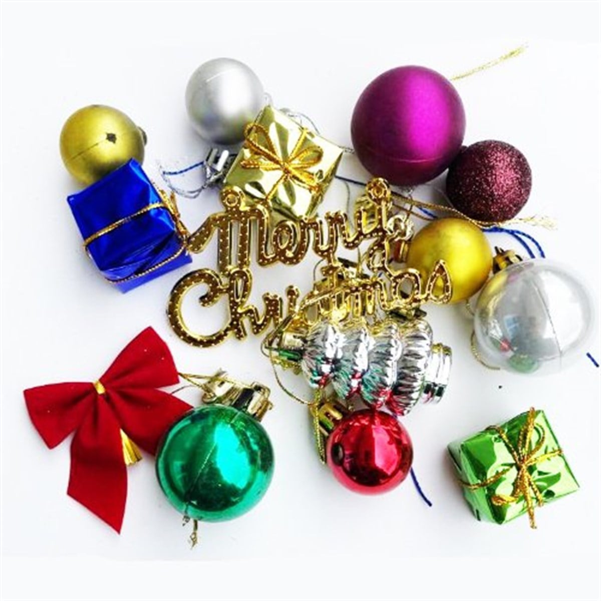 Merry Christmas Mini Hediye Kutusu 14 Parça 5 Cm