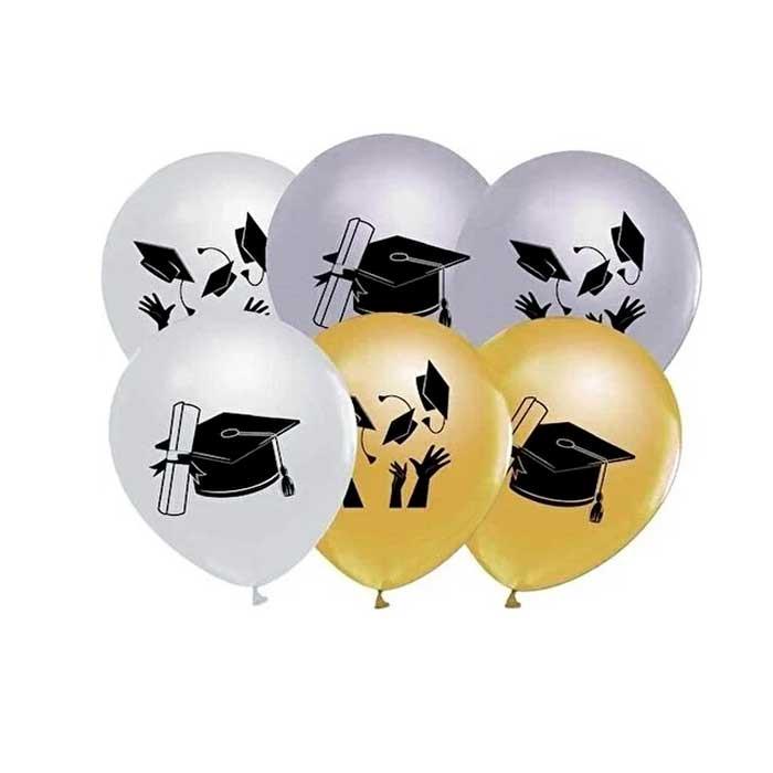 MezuniyetMezuniyet Temalı Balon 6 Adet