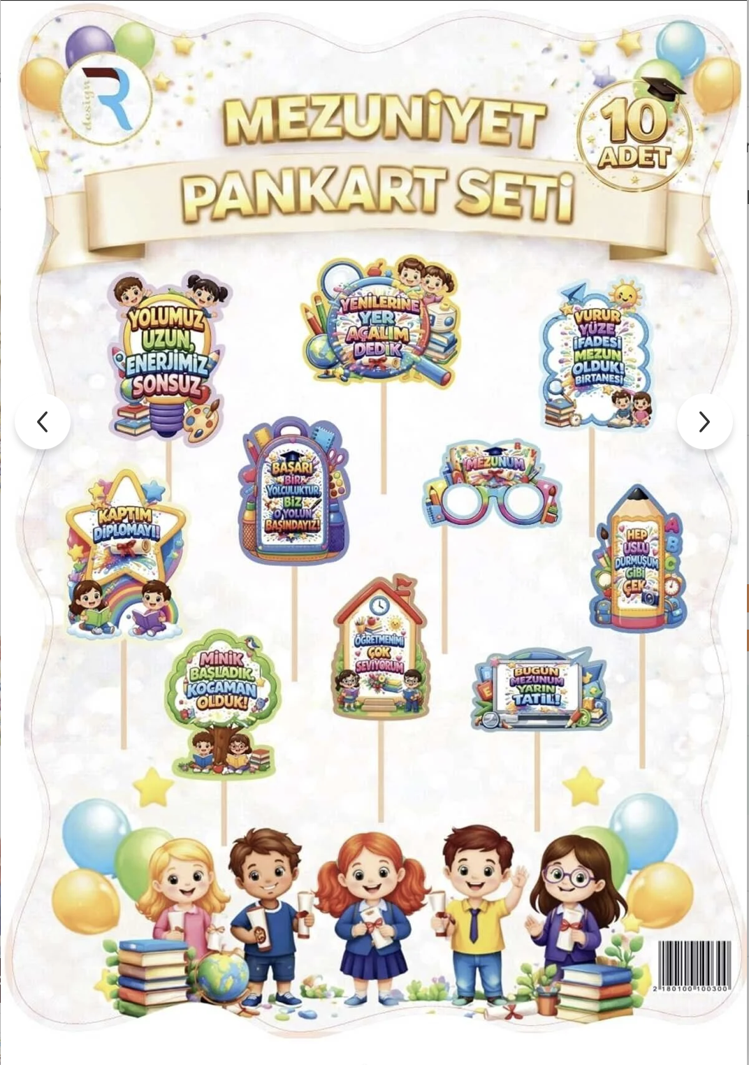 MezuniyetMezuniyet Töreni 10'lu Çocuk Konuşma Balonu