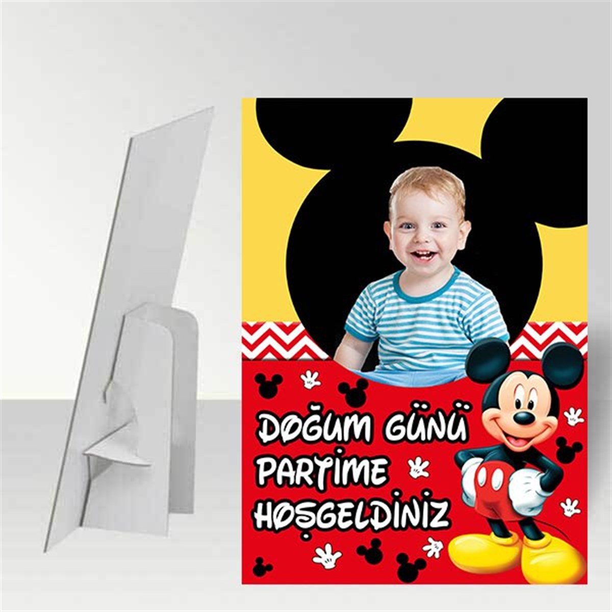 Mickey Mouse Kişiye Özel Ayaklı Pano