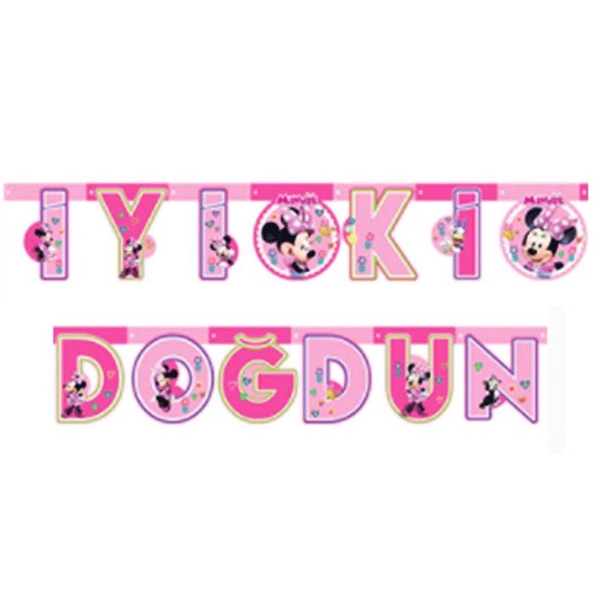 Minnie Mouse İyi Ki Doğdun Yazısı