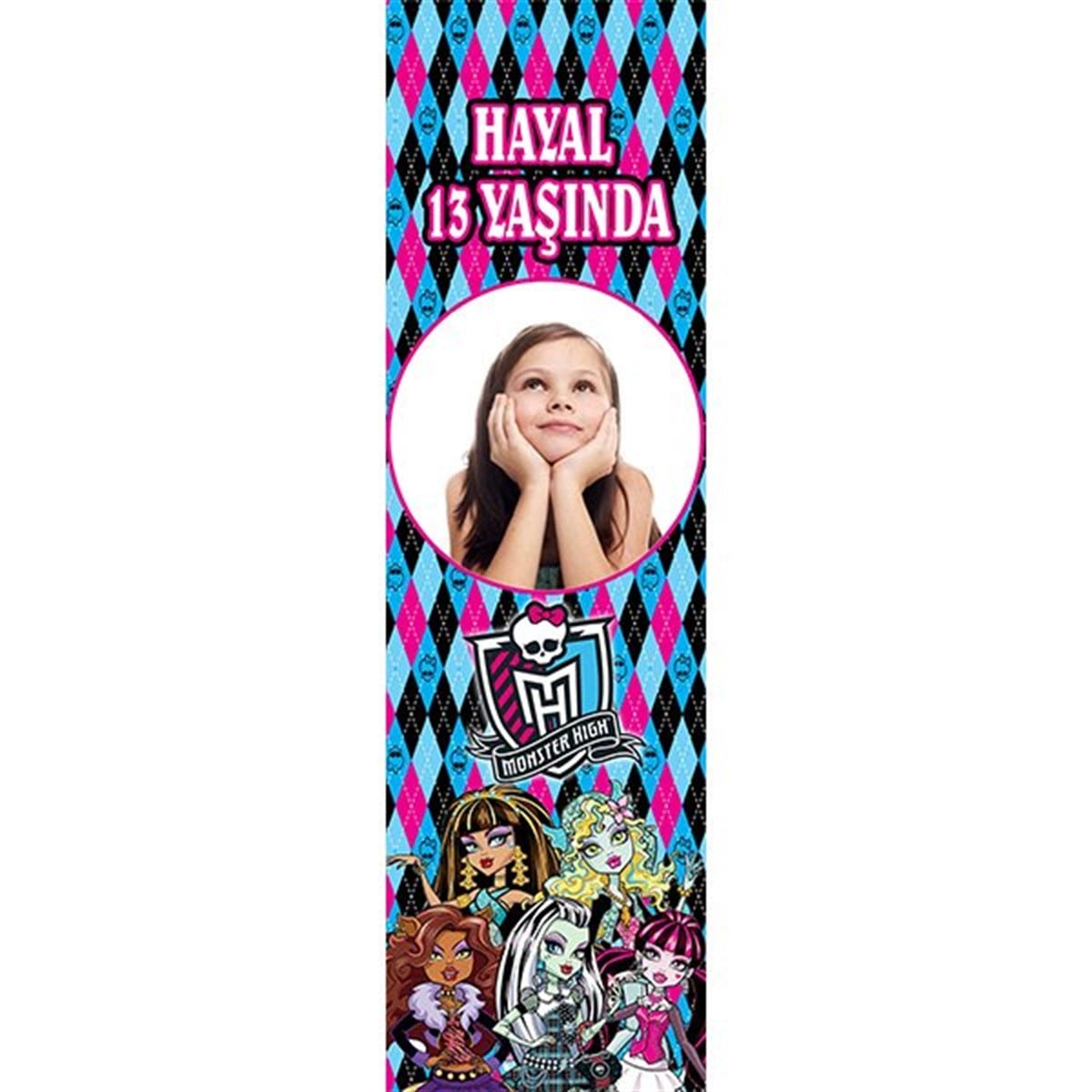 Monster High Kişiye Özel Kitap Ayracı 10 Adet