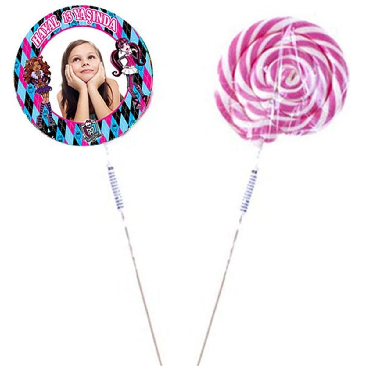 Monster High Kişiye Özel Sosyete Şekeri 10 Adet