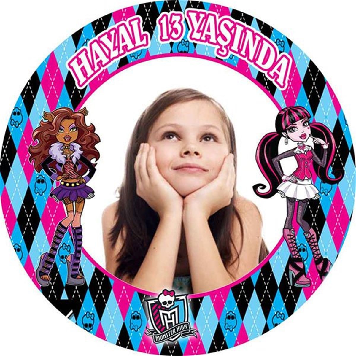 Monster High Kişiye Özel Sticker 24 Adet