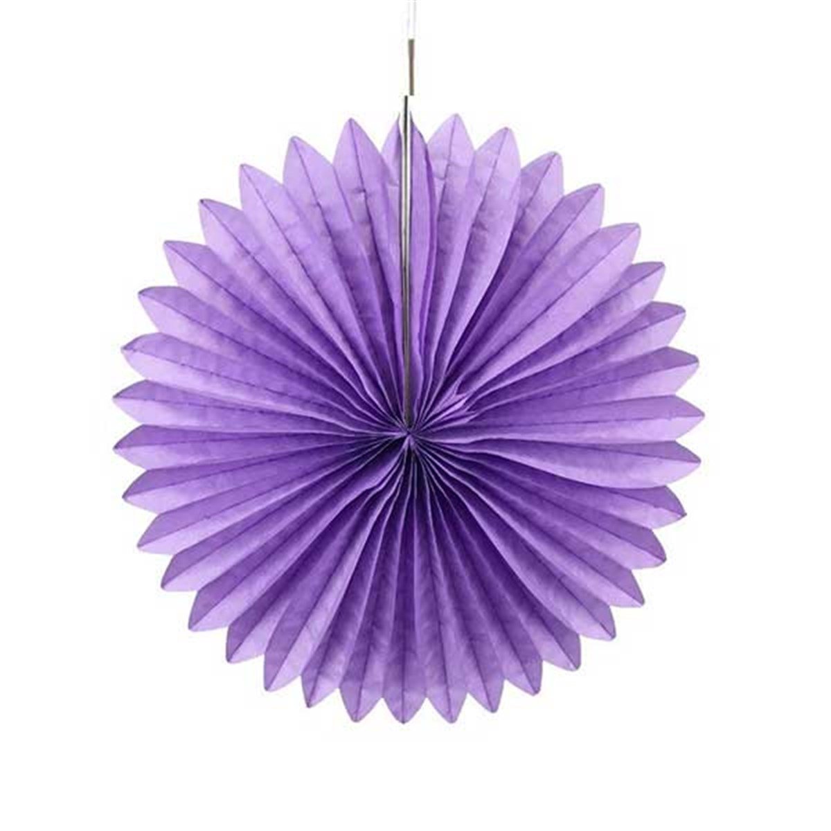 Mor Küçük Yelpaze Çark Süs 30 cm