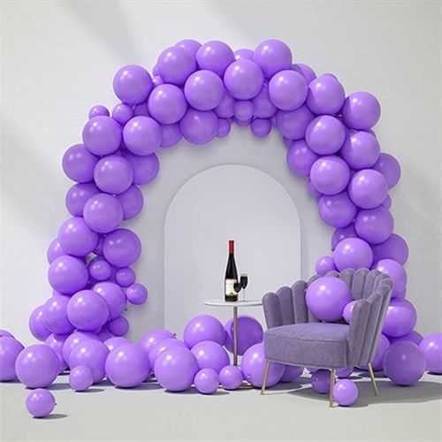 Mor Pastel Zincir Balon Seti