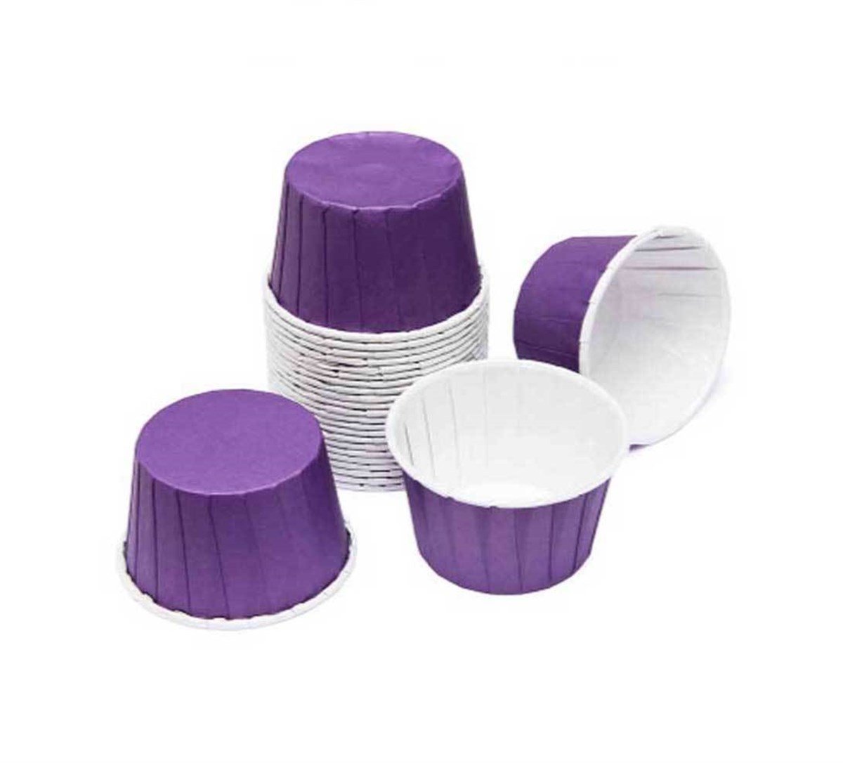 Mor Renkli Cupcake Kabı 50 Adet Orta Boy