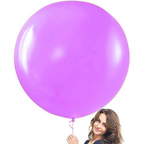 Mor Renkli Jumbo Balon 24 İnç 68 Cm