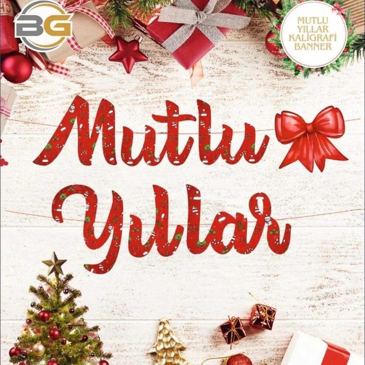 Sofra ÜrünleriMutlu Yıllar Kaligrafi Yazı Banner