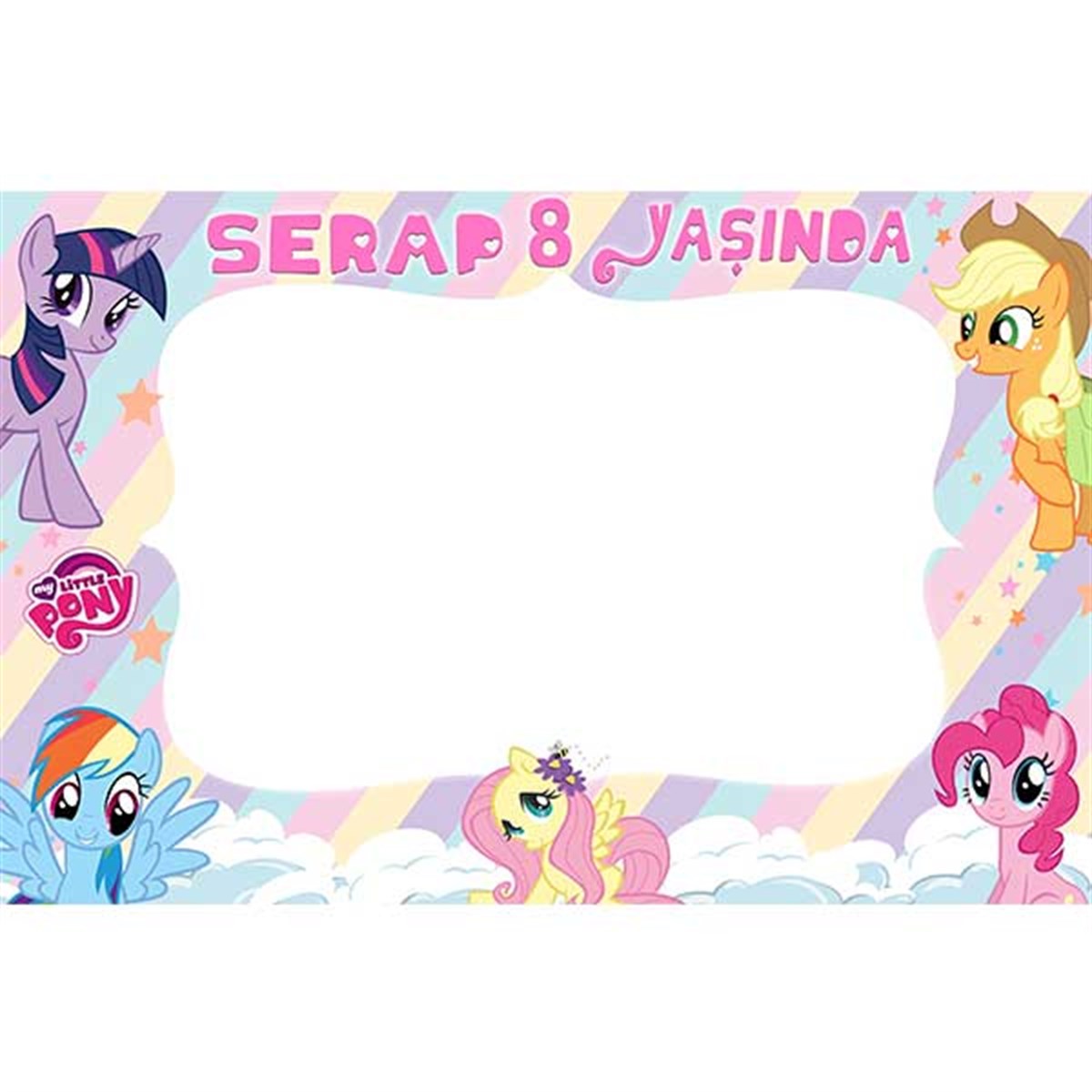 My Little Pony Kişiye Özel Çerçeve