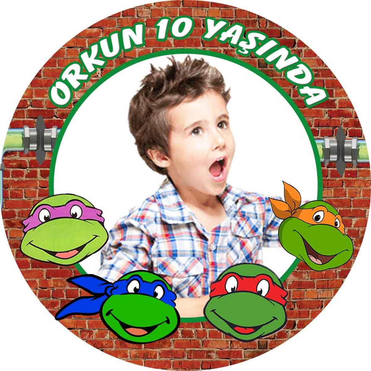 Ninja Kaplumbağalar Özel Sticker 24 Adet
