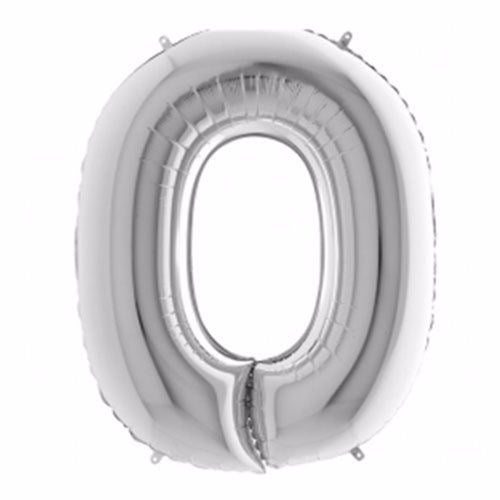 O Harf Folyo Balon Gümüş 100 cm