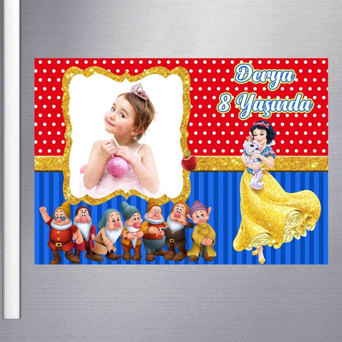 Pamuk Prenses Kişiye Magnet 18 Adet