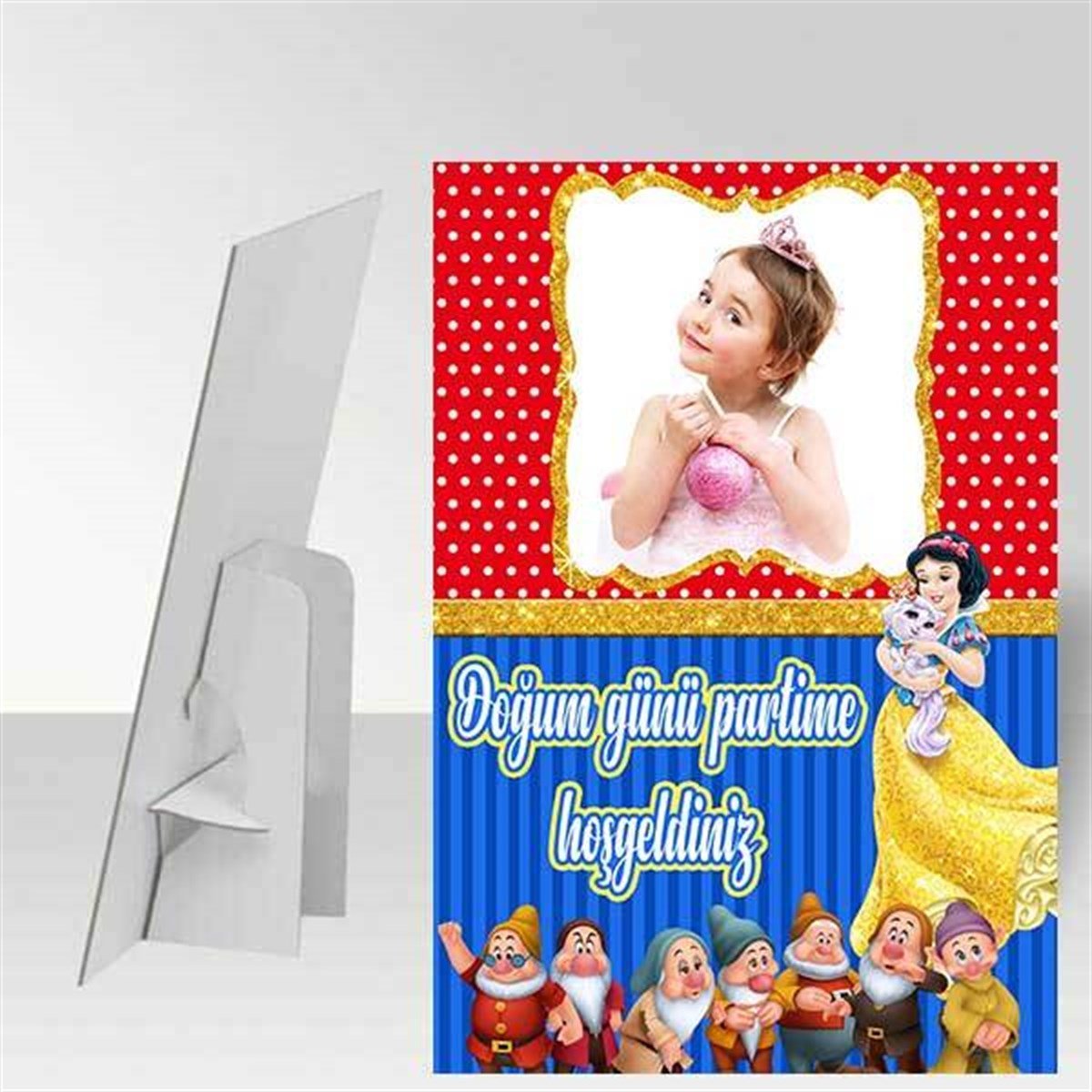 Pamuk Prenses Kişiye Özel Ayaklı Pano