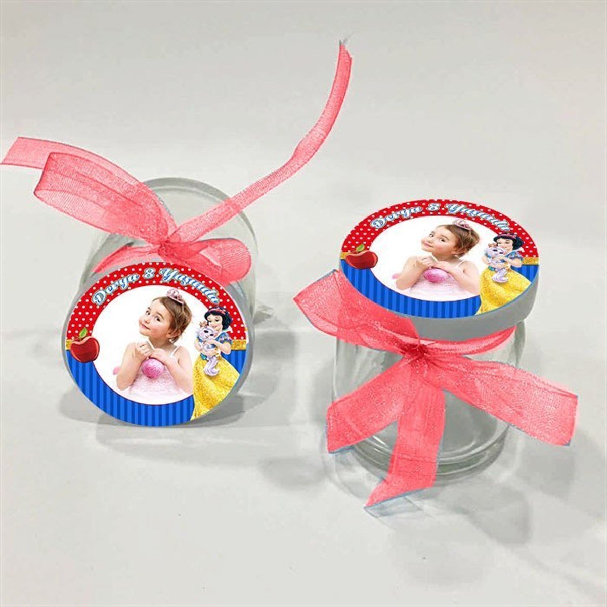 Pamuk Prenses Kişiye Özel Kavanoz 10 Adet