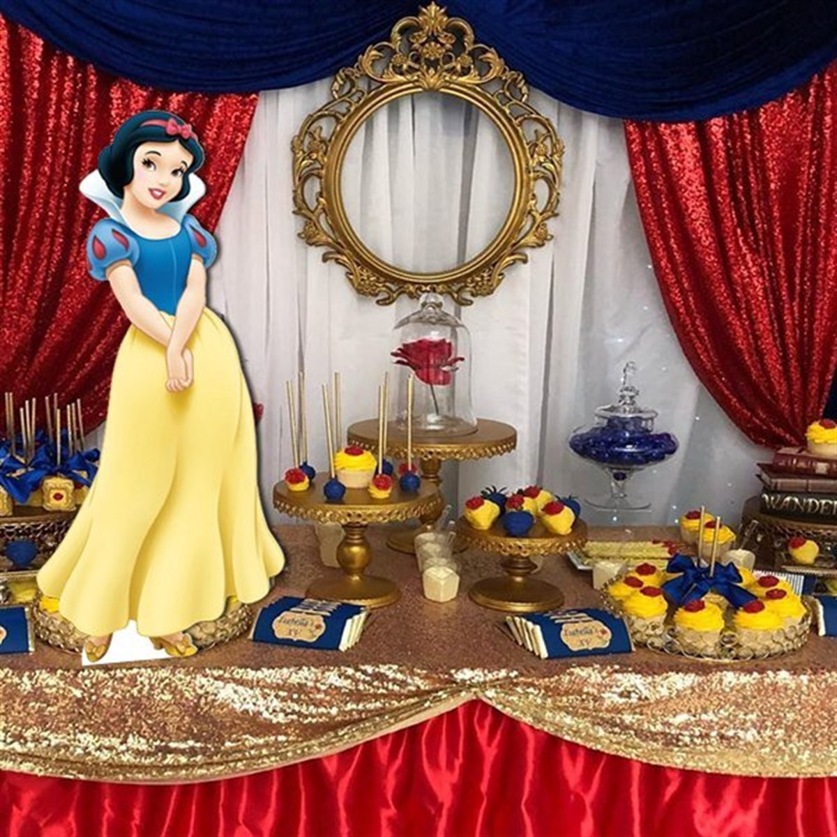 Pamuk Prenses Masa Üstü Ayaklı Pano