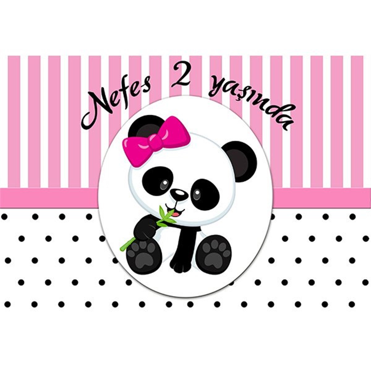 Panda Kişiye Özel Afiş