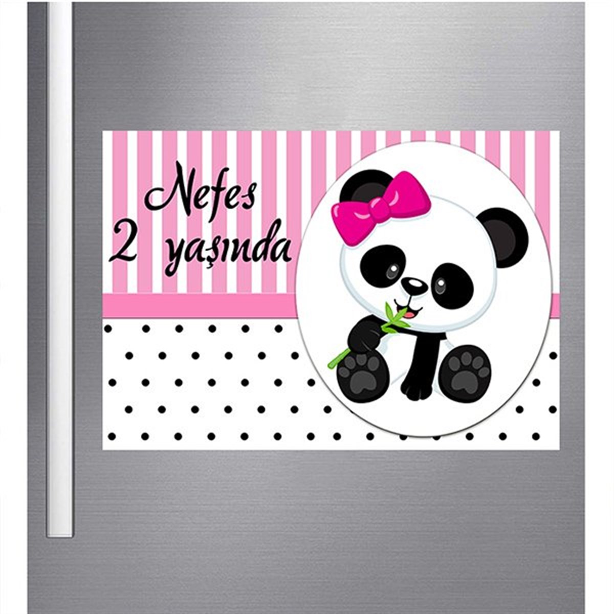 Panda Kişiye Özel Magnet 18 Adet