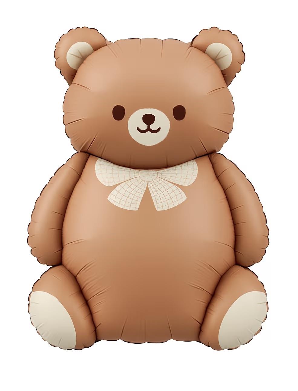 Karakter Folyo BalonlarPapyonlu Retro Ayı Folyo Balon