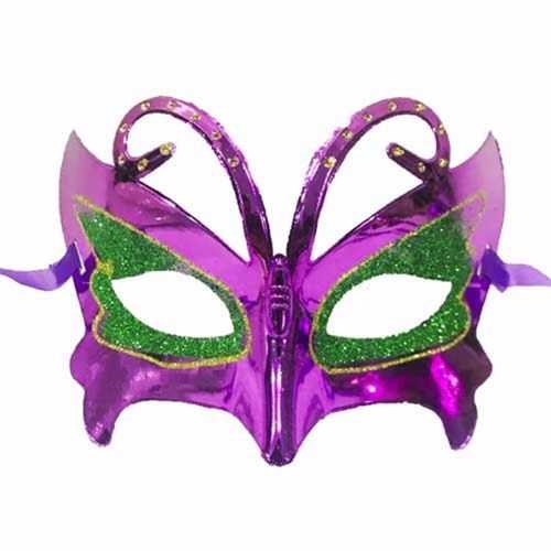 Parti Kelebek Maske Mor
