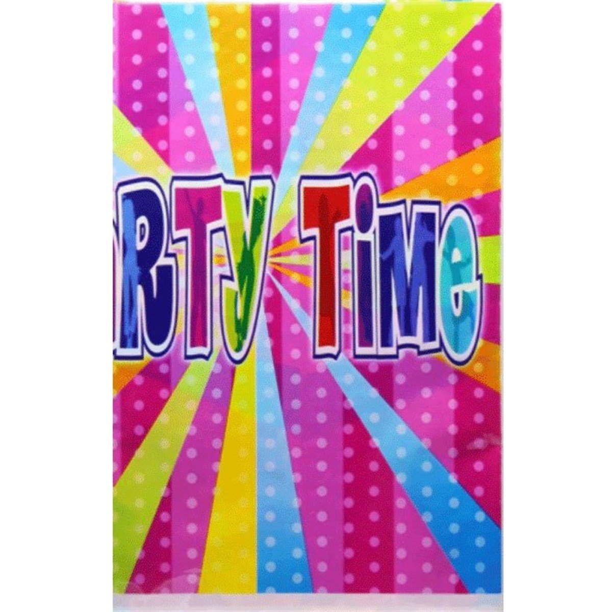 Party Time Masa Örtüsü Pembe 1 Adet