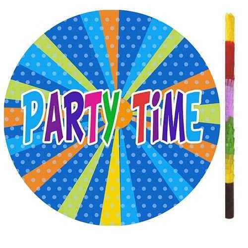 Party Time Pinyata + Sopası