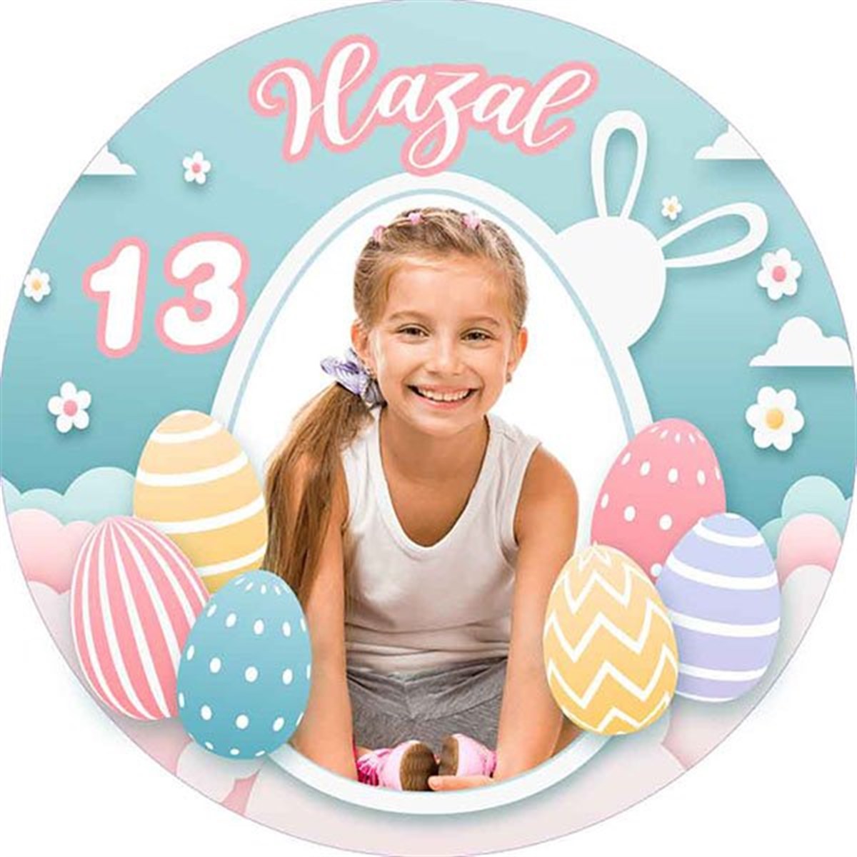 Paskalya Kişiye Özel Sticker 24 Adet