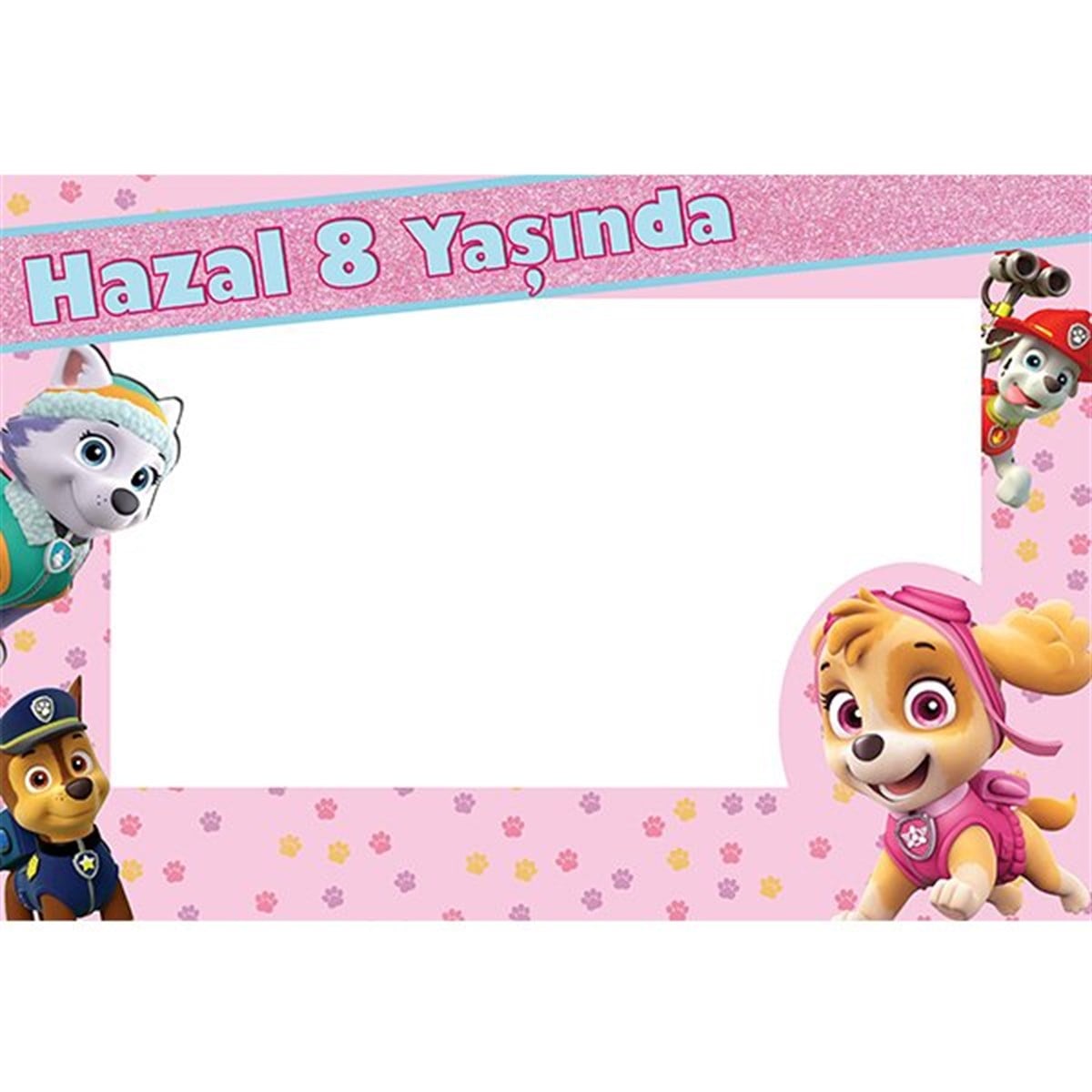 Paw Patrol Kişiye Özel Çerçeve