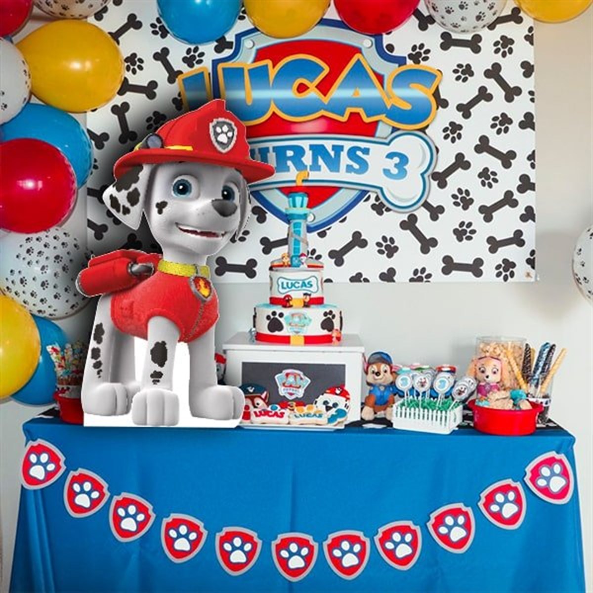 Paw Patrol Marshall Masa Üstü Ayaklı Pano