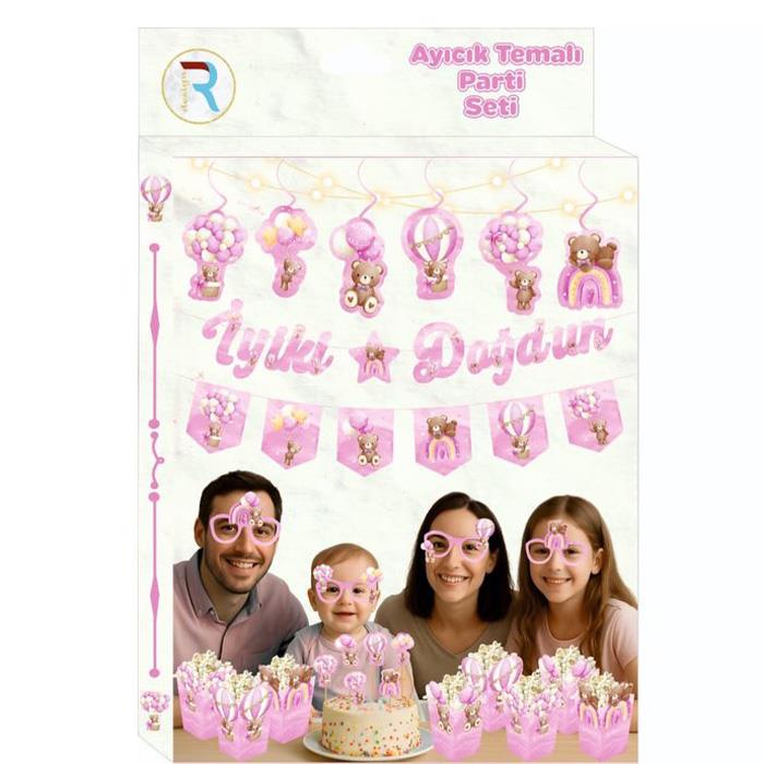 Parti SetleriPembe Ayıcık Temalı Parti Seti