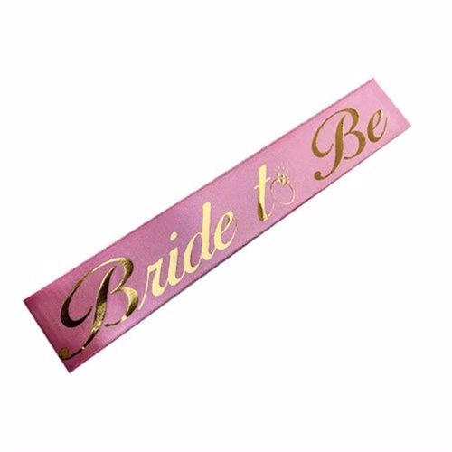 Pembe Gold Yazılı Bride To Be Kuşak
