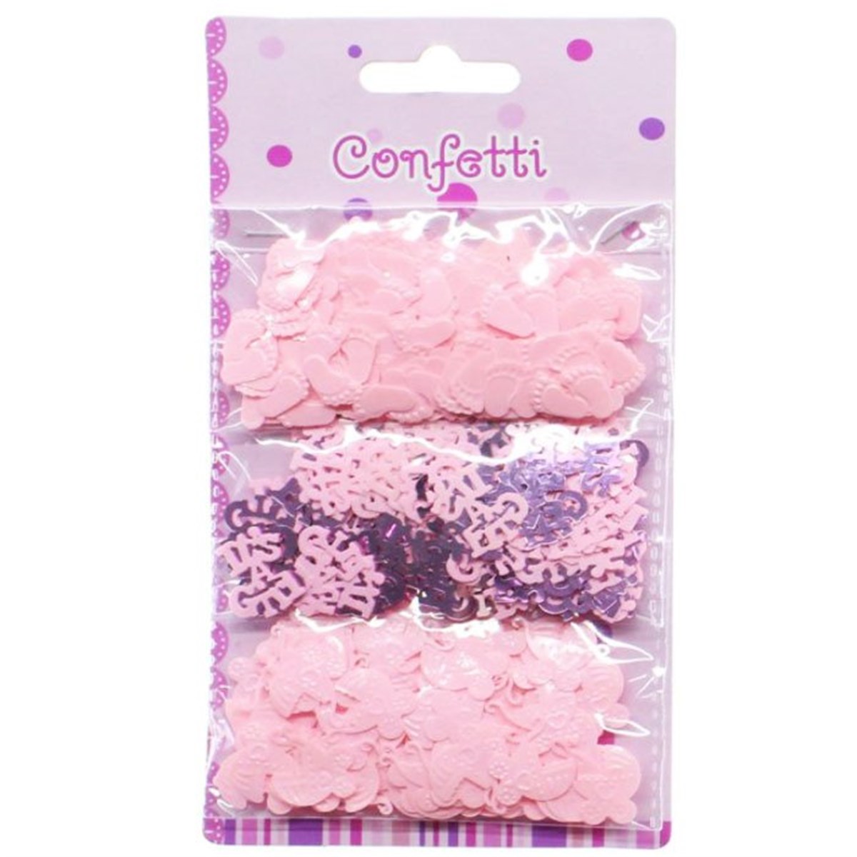 Pembe Masa Konfetisi Set Adet